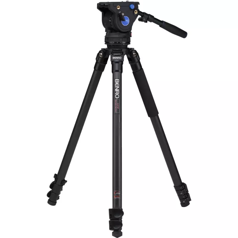 BENRO C373FBV6H KIT TREPIED VIDEO CARBONE SINGLE TUBE SERIE 3 + ROTULE BV6