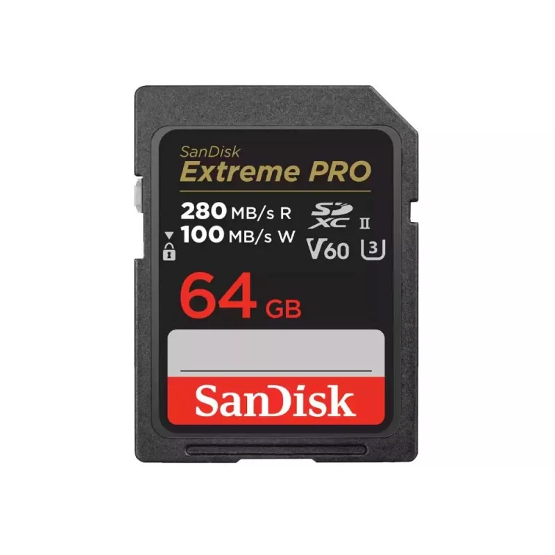 CARTES SD SANDISK EXTREME PRO® SDXC UHS-II | Performances 6K et 4K UHD