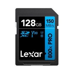 LEXAR PRO SDHC 800x BLUE SERIES UHS-I V10 | Rapide et Performante