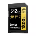 LEXAR CARTE SDXC PROFESSIONAL UHS-II 1800x V60 | Haute Performance