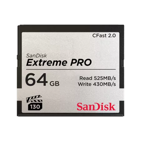 SANDISK CARTE CFAST 2.0 EXTREME PRO VPG 130 | Haute Vitesse