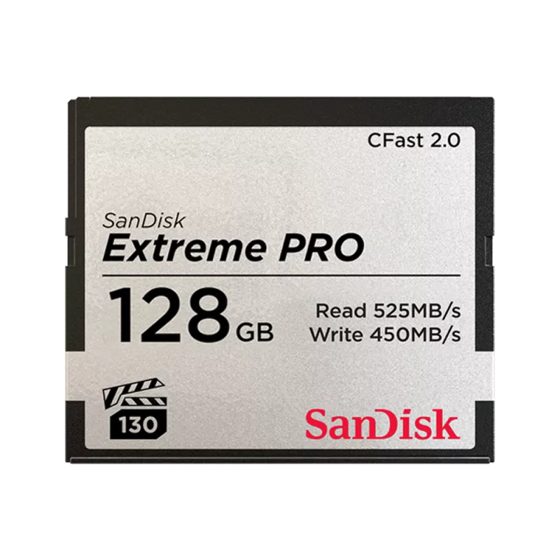 SANDISK CARTE CFAST 2.0 EXTREME PRO VPG 130 | Haute Vitesse