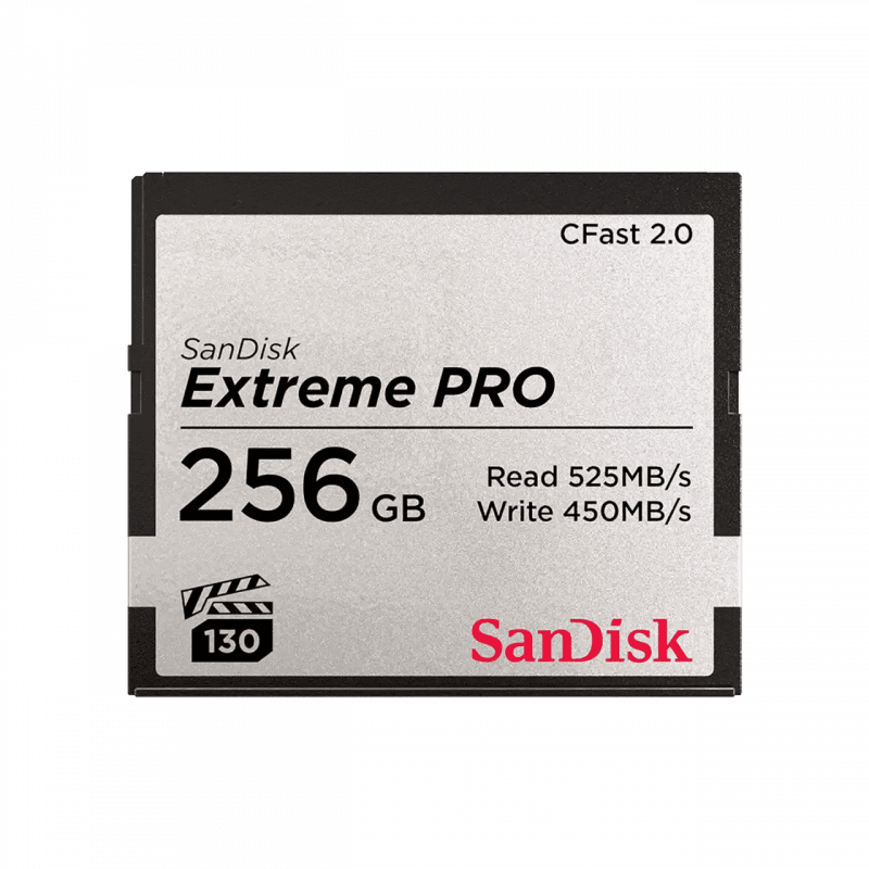 SANDISK CARTE CFAST 2.0 EXTREME PRO VPG 130 | Haute Vitesse