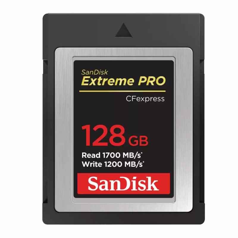 SANDISK CARTE CFEXPRESS TYPE B | Lecture 1700 Mo/s, Écriture 1400 Mo/s