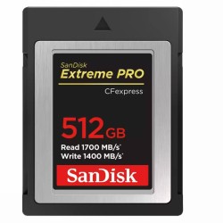 SANDISK CARTE CFEXPRESS TYPE B | Lecture 1700 Mo/s, Écriture 1400 Mo/s