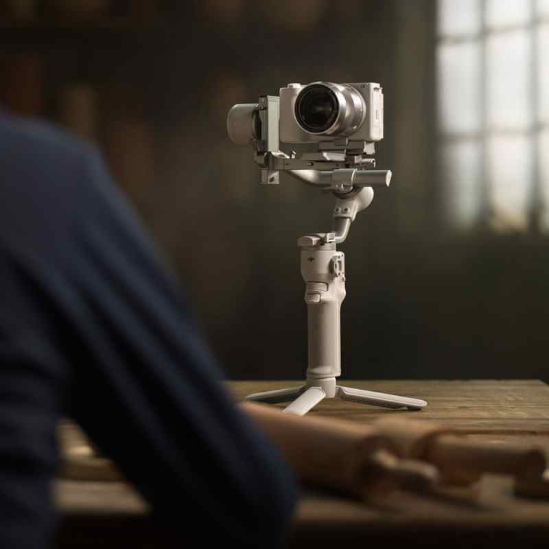 DJI RS 4 Mini | Stabilisateur compact pour vidéos professionnelles