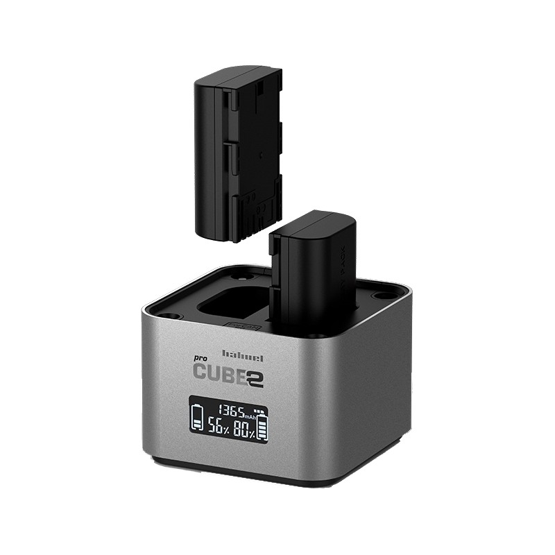 HAHNEL PROCUBE 2 | Chargeur double rapide avec écran LCD