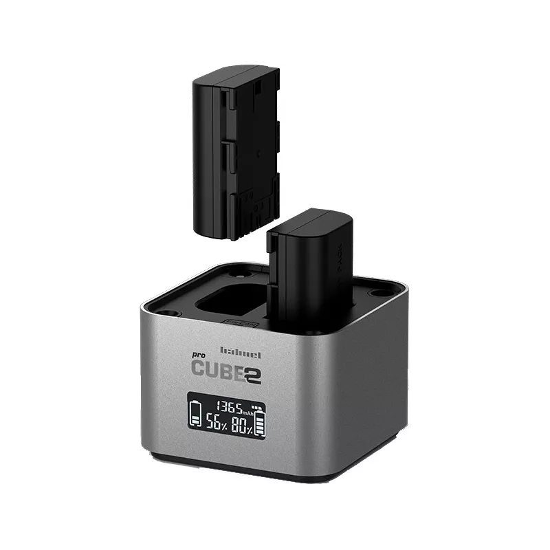 HAHNEL PROCUBE 2 | Chargeur double rapide avec écran LCD