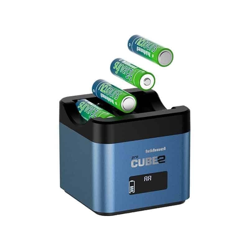 HAHNEL PROCUBE 2 | Chargeur double rapide avec écran LCD