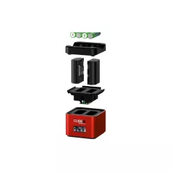 HAHNEL PROCUBE 3 | Chargeur double rapide avec écran LCD
