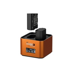 HAHNEL PROCUBE 3 | Chargeur double rapide avec écran LCD