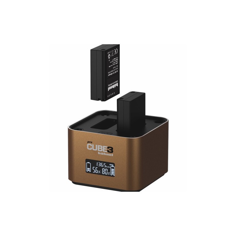 HAHNEL PROCUBE 3 | Chargeur double rapide avec écran LCD