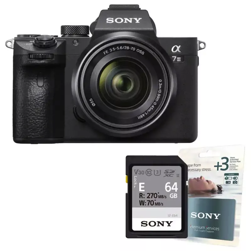 SONY ALPHA 7 III - Kit hybride polyvalent 4K