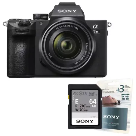 SONY ALPHA 7 III - Kit hybride polyvalent 4K
