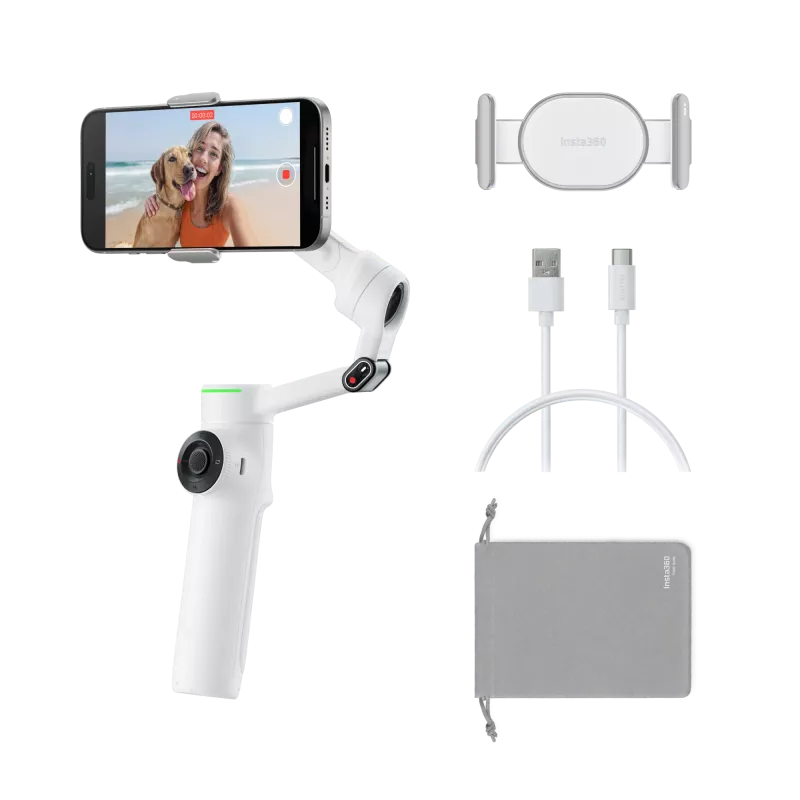 INSTA360 FLOW 2 | Stabilisateur smartphone 3 axes