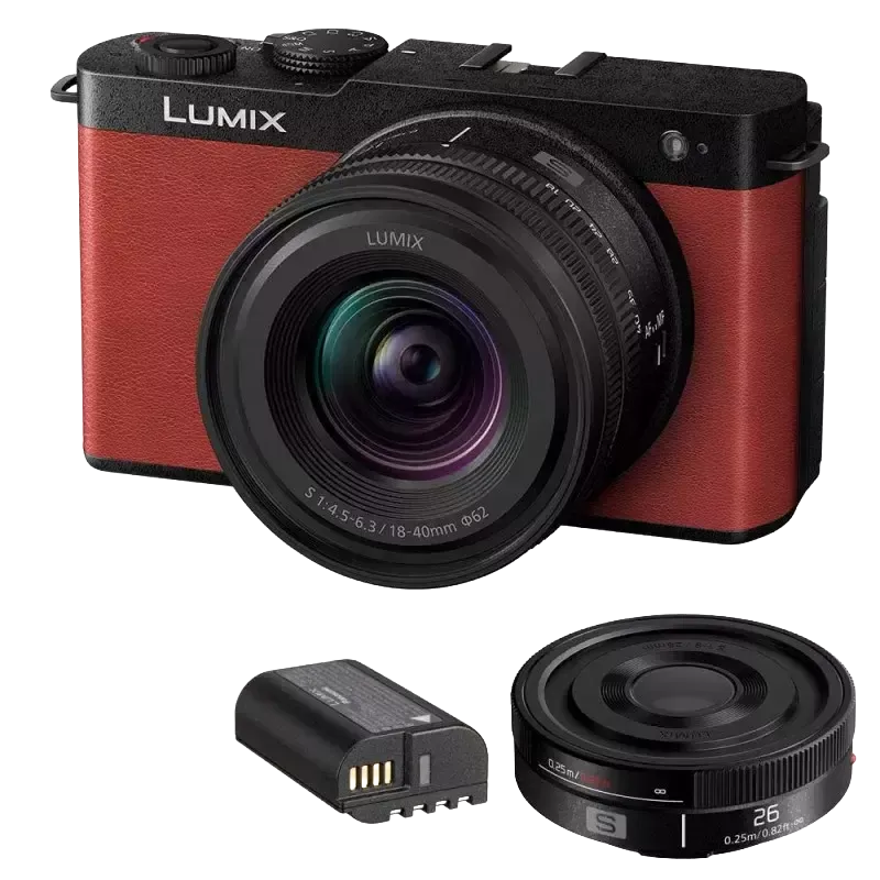 Panasonic Lumix S9 - Kit polyvalent 18-40mm & 26mm f/8