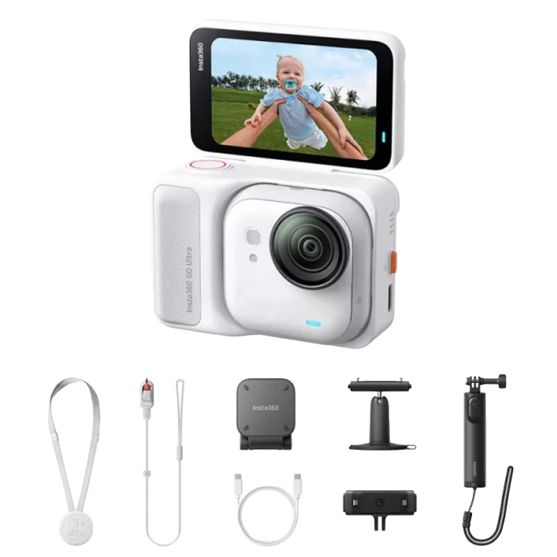 Insta360 GO Ultra – Caméra miniature 4K ultra-légère