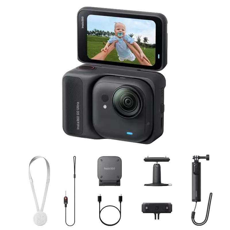 Insta360 GO Ultra – Caméra miniature 4K ultra-légère