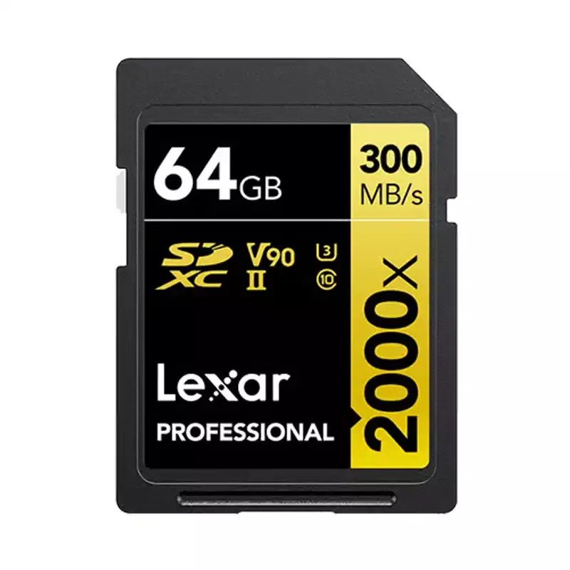 LEXAR PRO SD UHS-II 2000X CLASS 10 U3 | Haute Vitesse et Performance