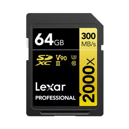 LEXAR PRO SD UHS-II 2000X CLASS 10 U3 | Haute Vitesse et Performance