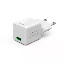 HAMA CHARGEUR RAPIDE USB-C PD 20W BLANC - Accro Photo