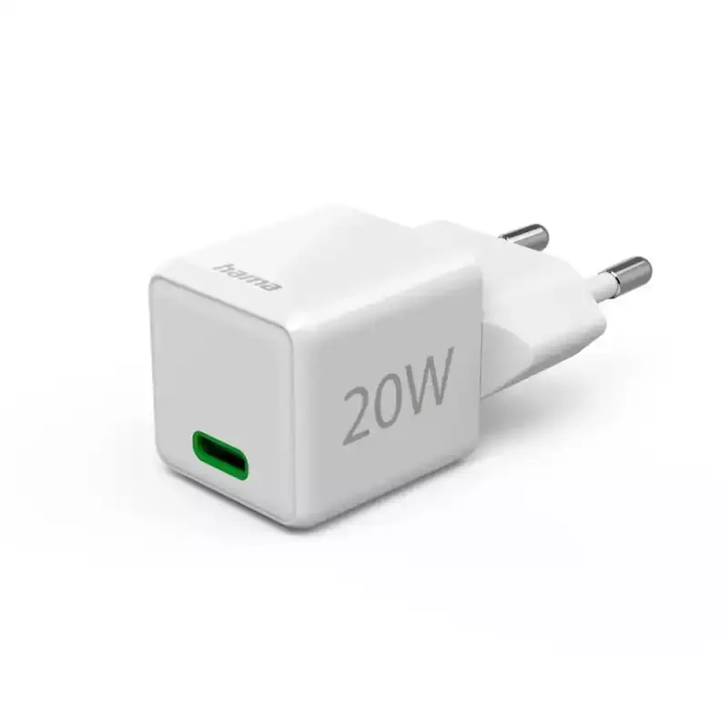 HAMA CHARGEUR RAPIDE USB-C PD 20W BLANC - Accro Photo