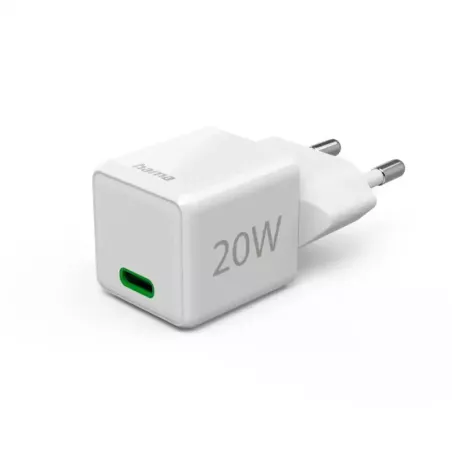 HAMA CHARGEUR RAPIDE USB-C PD 20W BLANC - Accro Photo