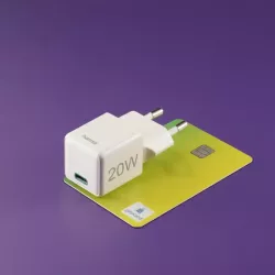HAMA CHARGEUR RAPIDE USB-C PD 20W BLANC - Accro Photo