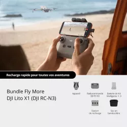 DJI Lito X1 - Drone 4K HDR 60fps 249g longue portée