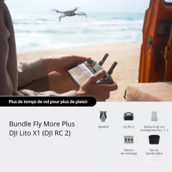 DJI Lito X1 - Drone 4K HDR 60fps 249g longue portée