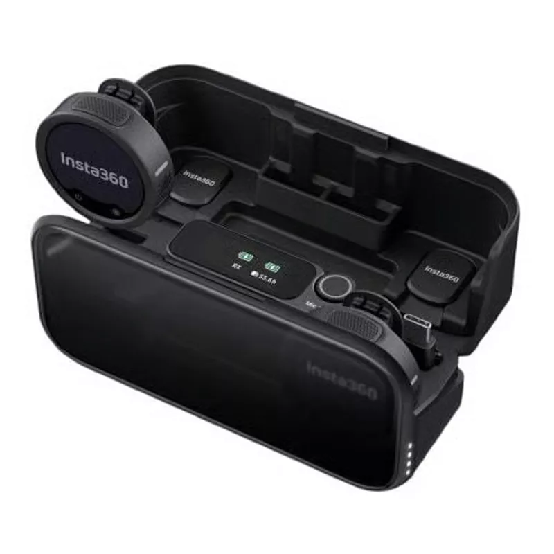 Insta360 Mic Pro – Micro sans fil 32-bit float avec IA