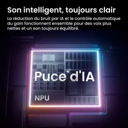 Insta360 Mic Pro – Micro sans fil 32-bit float avec IA