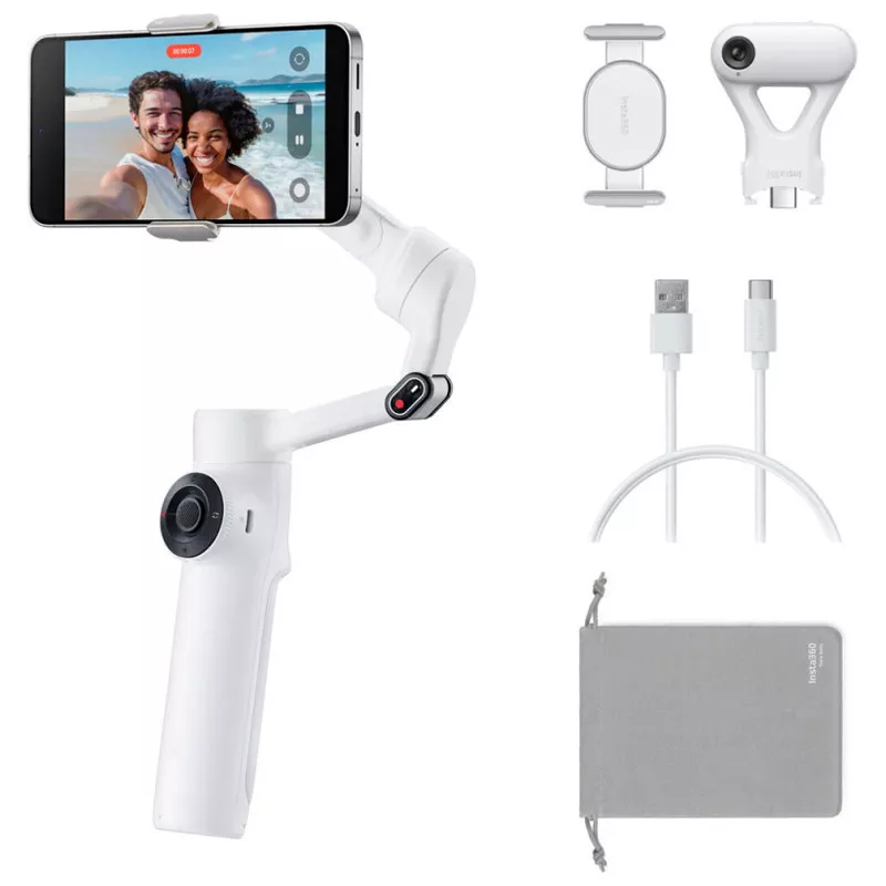 INSTA360 FLOW 2 | Stabilisateur smartphone 3 axes