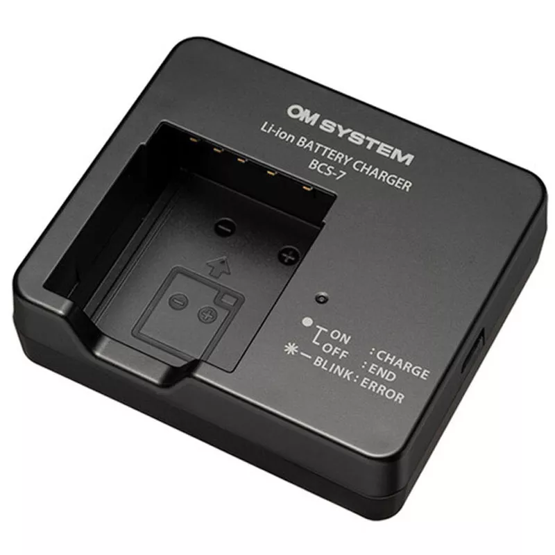OM SYSTEM BCS-7 CHARGEUR DE BATTERIE BLS-7